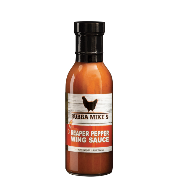 Bubba Mike wing sauce hot reaper flavor 001102